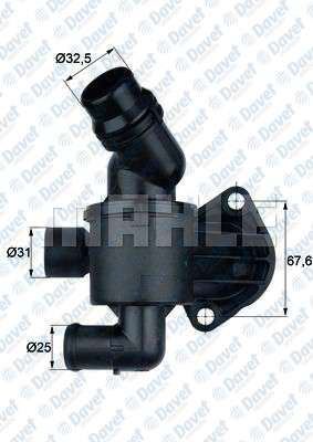 MAHLE TI3487 Termostat ( 87° ) A4-A5-A6-Q5-Crafter 2.0tdi